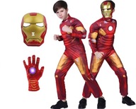 OUTFIT IRON MAN ŠATY, MASKA, RUKAVICE 122/128 OUTFIT IRON MAN ŠATY, MASKA, RUKAVICE 122/128