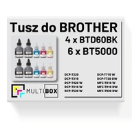 10x NOVÝ atrament BT-D60BK BT-5000 pre BROTHER DCP-T525W DCP-T720DW DCPT525W 10x NOVÝ atrament BT-D60BK BT-5000 pre BROTHER DCP-T525W DCP-T720DW DCPT525W