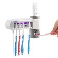 InnovaGoods UV držiak na sterilizáciu zubnej kefky Dávkovač zubnej pasty