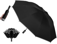 Skladací dáždnik masívny dáždnik Automatic Fiber XL veľký silný + obal Skladací dáždnik masívny dáždnik Automatic Fiber XL veľký silný + obal