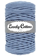 Bavlnená šnúrka Lovely Cottons 5mm Ľahké džínsy Bavlnená šnúrka Lovely Cottons 5mm Ľahké džínsy