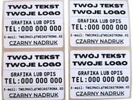 Nálepky s LOGOM VÁŠHO TEXTU, štítky, 200 ks VEĽKOSTI Nálepky s LOGOM VÁŠHO TEXTU, štítky, 200 ks VEĽKOSTI
