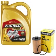 FILTER OE 648/6 QUALITIUM 5W30 ASTRA H J CORSA C D