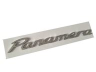 Emblémový nápis pre Porsche Panamera Silver Glossy