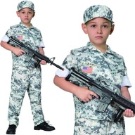 KARNEVALOVÝ KOSTÝM AMERICKÝ VOJAK Kostým COMMANDO USA 128 cm KARNEVALOVÝ KOSTÝM AMERICKÝ VOJAK Kostým COMMANDO USA 128 cm