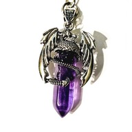 KEYRING KEYRING AMETYSTOVÝ DRAK PRÍVESNÝ KRIŠTÁĽ PRÍRODNÝ KAMEŇ KEYRING KEYRING AMETYSTOVÝ DRAK PRÍVESNÝ KRIŠTÁĽ PRÍRODNÝ KAMEŇ