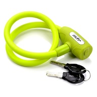 METEOR COMPACT BIKE LOCK, 65 cm kábel, kľúč METEOR COMPACT BIKE LOCK, 65 cm kábel, kľúč