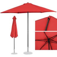 Záhradný dáždnik okrúhly pr. 270 cm červená