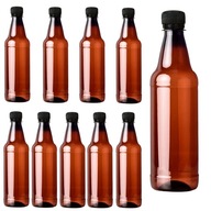 PET plastové fľaše 500ml fľaša so skrutkovacím uzáverom 10