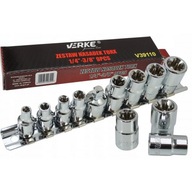 SADA ZÁSUVEK TORX 1/4''-3/8'' 9 EL VERKE PREMIUM SADA ZÁSUVEK TORX 1/4''-3/8'' 9 EL VERKE PREMIUM