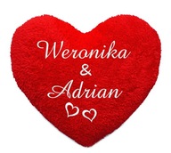 ! SRDCOVÝ VANKÚŠ S VENOVANÍM Darček na VALENTÍNA ! SRDCOVÝ VANKÚŠ S VENOVANÍM Darček na VALENTÍNA