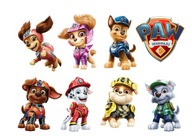 PAW PATROL Tlapkový FILM cukor potlač Meno Vek PAW PATROL Tlapkový FILM cukor potlač Meno Vek
