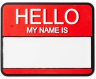 Crocs Jibbitz Pin Hello My Name Pin na topánky Crocs Jibbitz Pin Hello My Name Pin na topánky