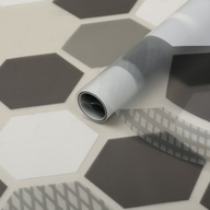 Statická PVC fólia na okná s geometrickým vzorom Rozmer rolky 67,5x150 Statická PVC fólia na okná s geometrickým vzorom Rozmer rolky 67,5x150
