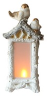VTÁČKY NA KRBU LED LAMPA VIANOČNÁ DEKORÁCIA VTÁČKY NA KRBU LED LAMPA VIANOČNÁ DEKORÁCIA