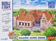 Stavať s Brick Travel Malbork Medium Castle Brick Trick 210 ks,