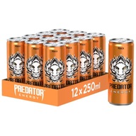 Predator Energy Peach energetický nápoj 12x 250ml