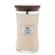 White Honey - Woodwick - veľká vonná sviečka
