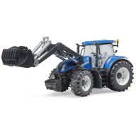 Traktor New Holland s nakladačom a odnímateľnými kolesami Bruder 03121 Traktor New Holland s nakladačom a odnímateľnými kolesami Bruder 03121