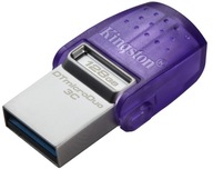 Pendrive KINGSTON DT Duo 3C 128 GB USB-C 200 MB USB 3.2 RÝCHLE MALÉ POHODLNÉ Pendrive KINGSTON DT Duo 3C 128 GB USB-C 200 MB USB 3.2 RÝCHLE MALÉ POHODLNÉ