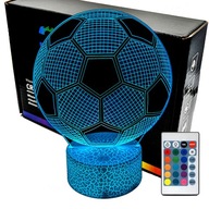 Nočná lampa Futbalová 3D LAMPA LED Nočná lampa Futbalová 3D LAMPA LED