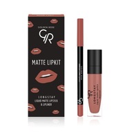 Golden Rose Matte Lipkit Warm Sable Lip Kit Golden Rose Matte Lipkit Warm Sable Lip Kit