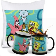 SPONGEBOB SET MAGICKÝ HRNČEK + VANKÚŠ + MENO SPONGEBOB SET MAGICKÝ HRNČEK + VANKÚŠ + MENO