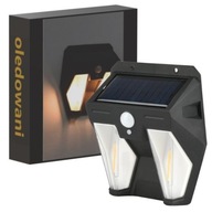 Solárne nástenné svietidlo Led lampa pohybový a súmrakový senzor 3000K WARM WHITE IP65 Solárne nástenné svietidlo Led lampa pohybový a súmrakový senzor 3000K WARM WHITE IP65