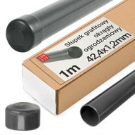 Stĺpik plotový fi 42mm okrúhly ANTRACIT 1m Stĺpik plotový fi 42mm okrúhly ANTRACIT 1m