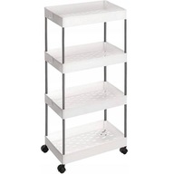 Knižnica, skrinka na kolieskach 4 úrovne 38 X 88 X 20,5 cm Sz34B Knižnica, skrinka na kolieskach 4 úrovne 38 X 88 X 20,5 cm Sz34B
