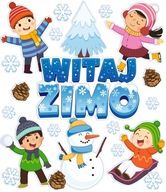 Veľká zimná dekorácia HELLO WINTER set Veľká zimná dekorácia HELLO WINTER set
