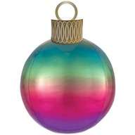 fóliový balón RAINBOW BAUBLE dúhový VIANOCE XL fóliový balón RAINBOW BAUBLE dúhový VIANOCE XL