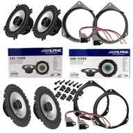 4 reproduktory do auta ALPINE pre Fiat Grande Punto EVO 500 Tipo Panda 3