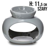 KERAMICKÝ vonný krb, ŠEDÝ, VEĽKÝ, MINIMALIZOVANÝ n oleje, vosky, OVÁLNY KERAMICKÝ vonný krb, ŠEDÝ, VEĽKÝ, MINIMALIZOVANÝ n oleje, vosky, OVÁLNY