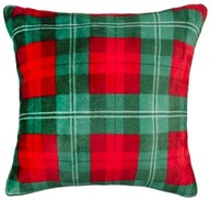 Vianočná obliečka na vankúš 40x40 Winter Vibes Green Red Plaid Vianočná obliečka na vankúš 40x40 Winter Vibes Green Red Plaid