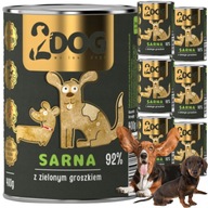 KRMIVO PRE PSY 2Vlhčené krmivo pre psov jeleň zelený hrášok 6x 400g HYPOALERGÉNNE KRMIVO PRE PSY 2Vlhčené krmivo pre psov jeleň zelený hrášok 6x 400g HYPOALERGÉNNE