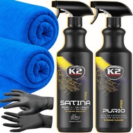 K2 PURIO SATINA PRO ÚPRAVA NA ČISTENIE INTERIÉRU KOKPITU MIKROVLÁKNO 2x1L K2 PURIO SATINA PRO ÚPRAVA NA ČISTENIE INTERIÉRU KOKPITU MIKROVLÁKNO 2x1L