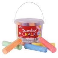 Apli Kids Colored Jumbo Chalks vo vedierku, 20 ks