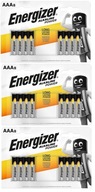 24 X VÝKONNÝ ENERGIZER PRSTY BATÉRIE AAA R03 24 X VÝKONNÝ ENERGIZER PRSTY BATÉRIE AAA R03