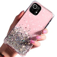 Púzdro na XIAOMI Mi 11 LITE 4G / 5G GLITTER + SKLO