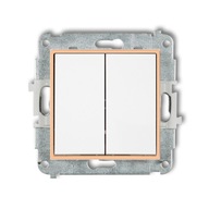 DVOJITÝ SPÍNAČ BEZ RÁMU KARLIK MINI 00/45 DVOJITÝ SPÍNAČ BEZ RÁMU KARLIK MINI 00/45