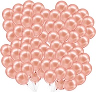 Ružové zlato, klasické balóny, girlandy, 100 ROSE GOLD Ružové zlato, klasické balóny, girlandy, 100 ROSE GOLD