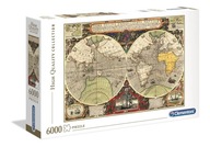 Clementoni Puzzle 6000 dielikov Starožitná morská mapa