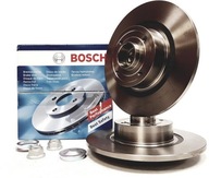 BOSCH Zadné kotúče RENAULT MEGANE II SCENIC + ložisko BOSCH Zadné kotúče RENAULT MEGANE II SCENIC + ložisko