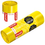 Vrecká na odpadky pre segregáciu plastov 120 l 40ks Paclan Strong 4 valčeky Vrecká na odpadky pre segregáciu plastov 120 l 40ks Paclan Strong 4 valčeky