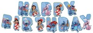 GIRLAND LILO a STITCH Narodeninový banner Lilo&Stitch 240 cm GIRLAND LILO a STITCH Narodeninový banner Lilo&Stitch 240 cm