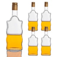 10x WAVE fľaša 500 ml na tinktúru víno džús vodka whisky likér svadobná svadba 10x WAVE fľaša 500 ml na tinktúru víno džús vodka whisky likér svadobná svadba