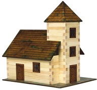 3D model skladacieho dreveného kostola Walachia