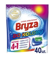 BRYZA farebné pracie kapsuly 4v1 40 ks BRYZA farebné pracie kapsuly 4v1 40 ks