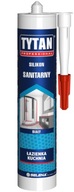 Profesionálny sanitárny silikón Tytan 280 ml biely flexibilný fungicídny Profesionálny sanitárny silikón Tytan 280 ml biely flexibilný fungicídny